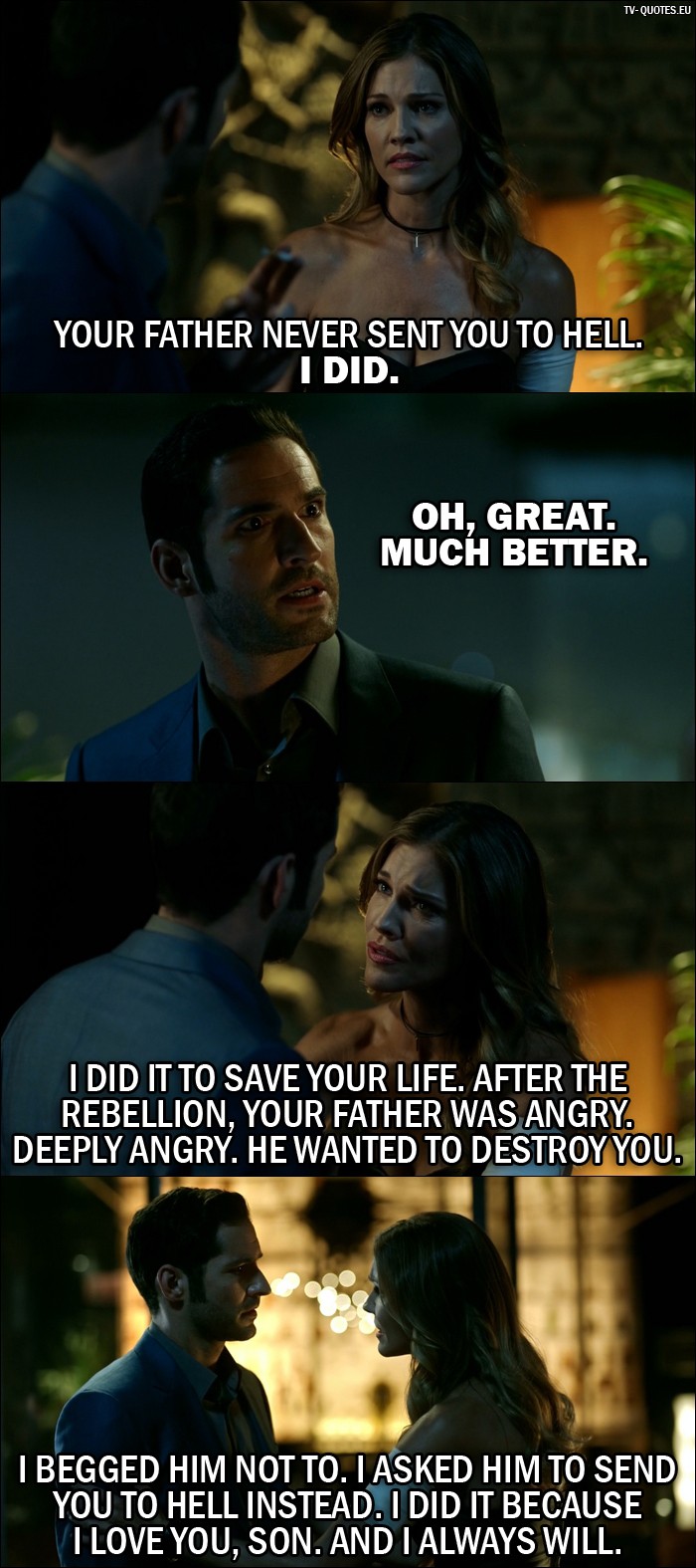 18 Best Lucifer Quotes from Liar Liar Slutty Dress on Fire 2x02