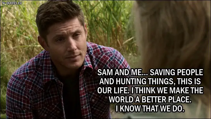 Supernatural quote from 12x01 -