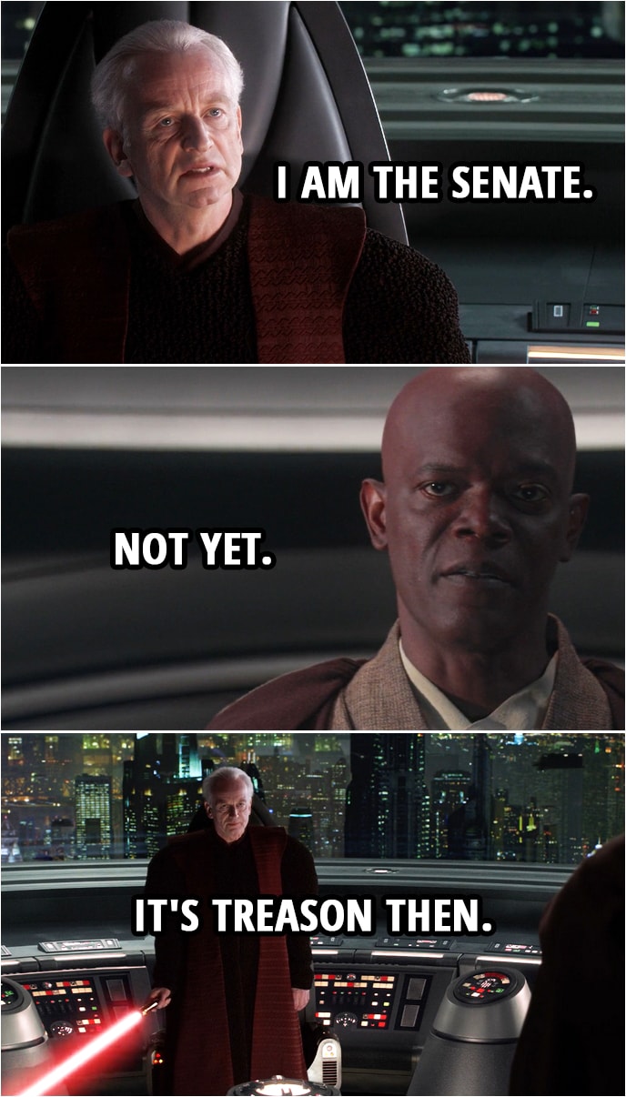 I am the senate. | Scattered Quotes