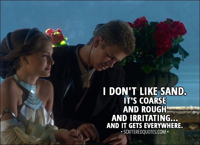 couldn't help myself quoting Anakin