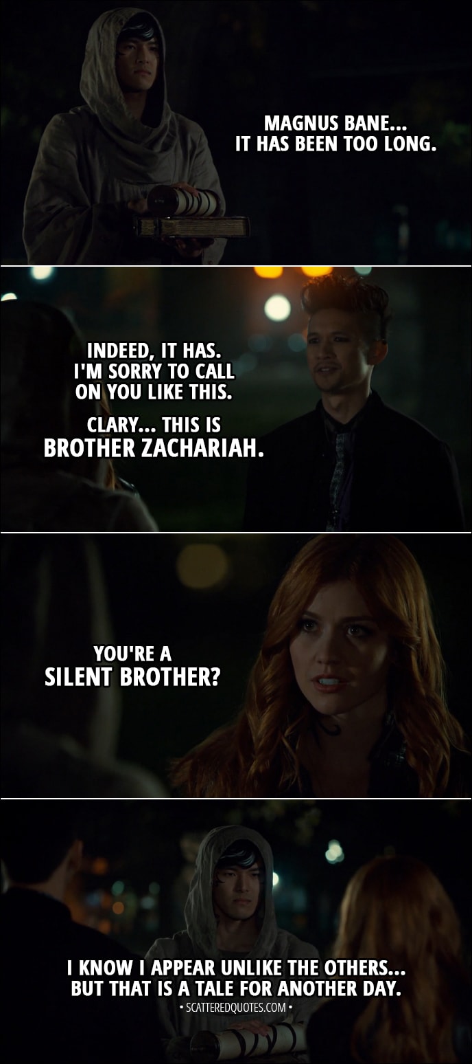 Clary This Is Brother Zachariah Scattered Quotes