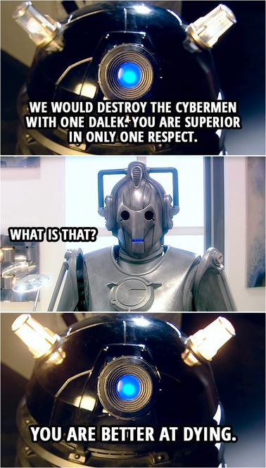 doctor who dalek vs cybermen