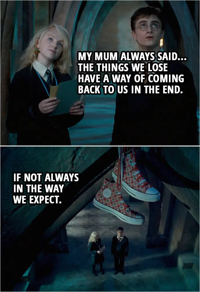 harry potter quotes about endings