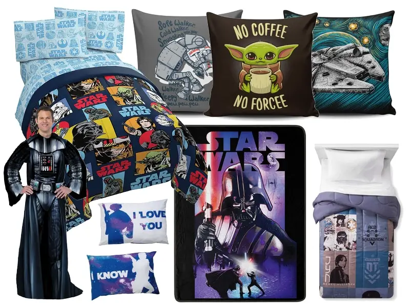 Star Wars Gift Guide - Bedding Pillows Blankets