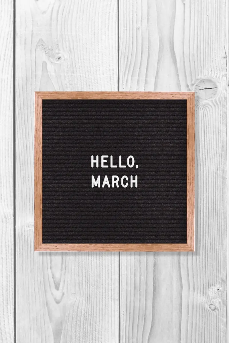 March Quotes – Hello, March.
