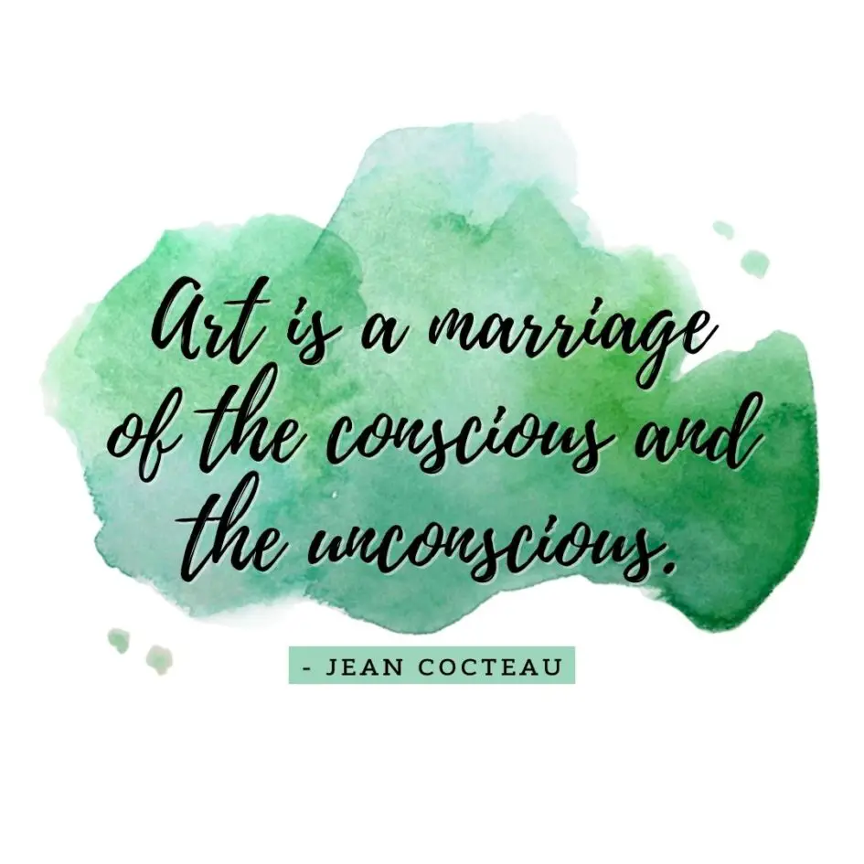 Quote about Art | Art is a marriage of the conscious and the unconscious. - Jean Cocteau