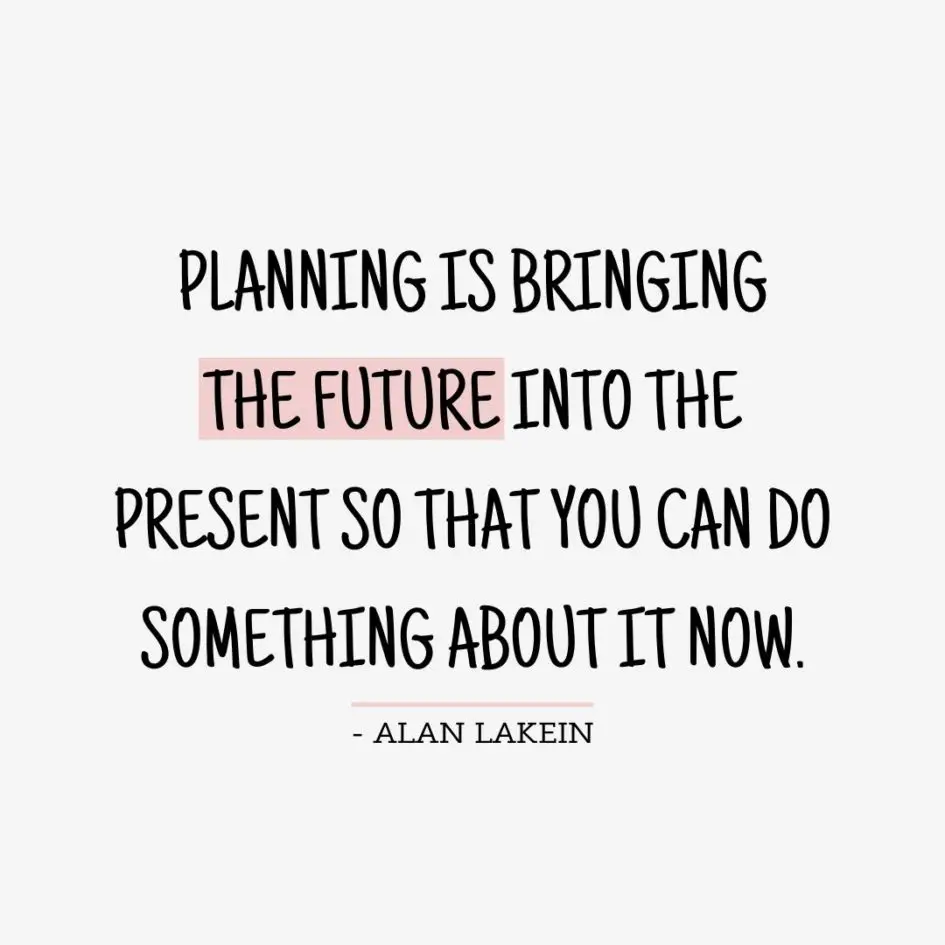 Quote about Future | Planning is bringing the future into the present so that you can do something about it now. - Alan Lakein