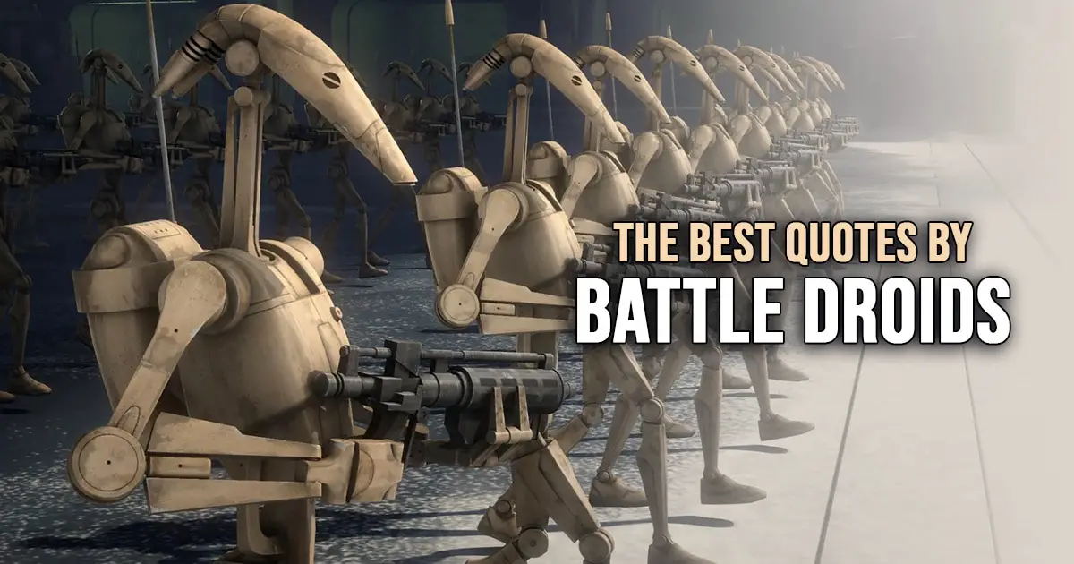 B1 Battle Droids Quotes from Star Wars