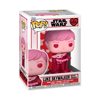 494 Luke Skywalker with Grogu - Star Wars Valentines - Star Wars Funko Pop Figure