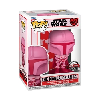 498 The Mandalorian with Grogu - Star Wars Valentines - Star Wars Funko Pop Figure