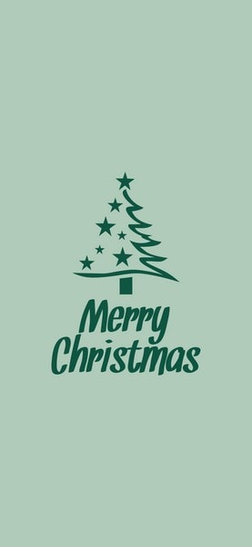 Christmas Wallpaper with Quote: "Merry Christmas."