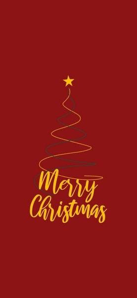 Christmas Wallpaper with Quote: "Merry Christmas."