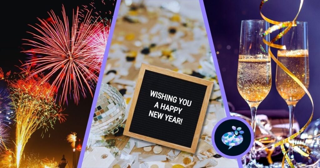 New Year Letter Board Quotes: Wishing you a Happy New Year!