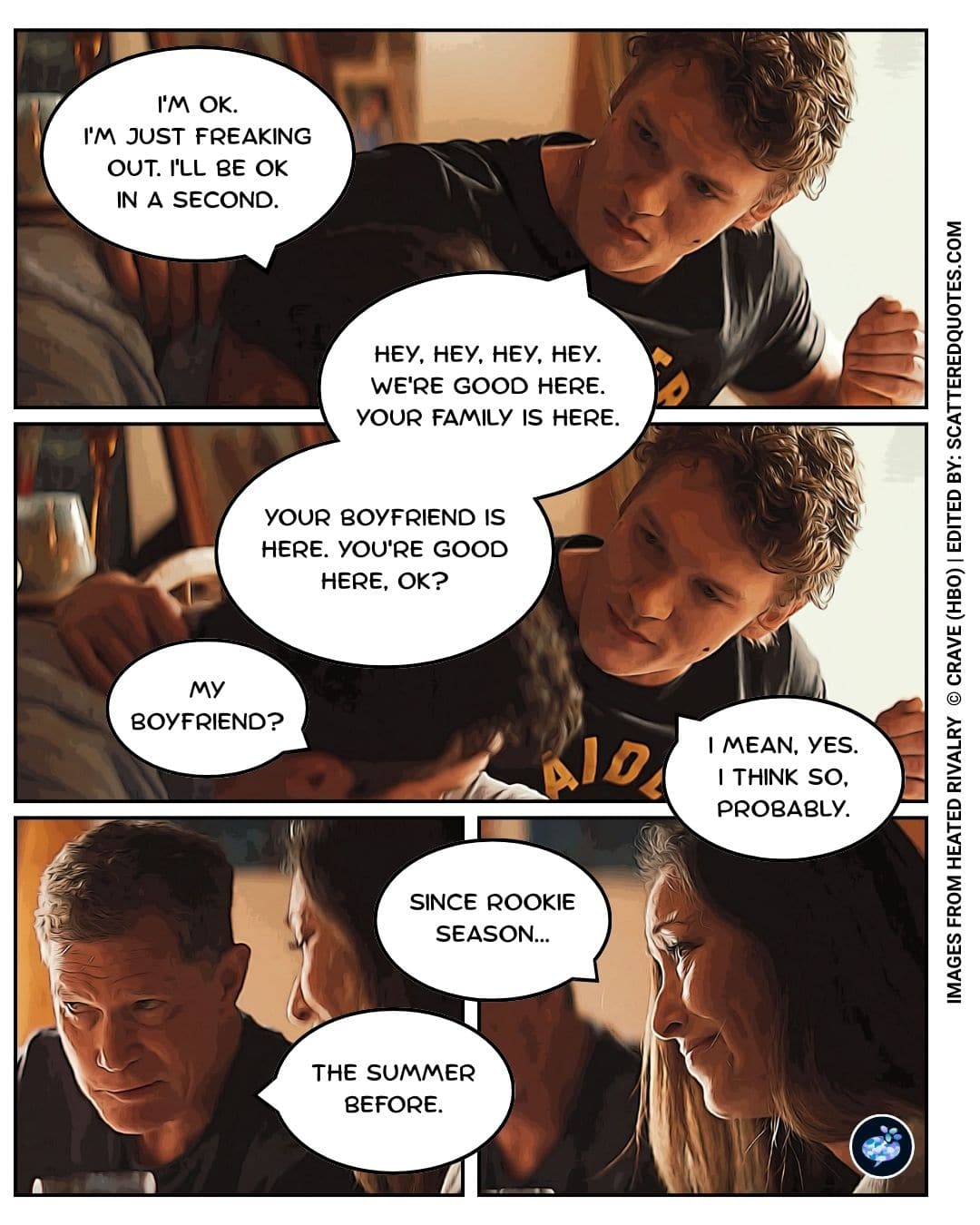 Heated Rivalry Quote: "Since rookie season... The summer before." - 1x06