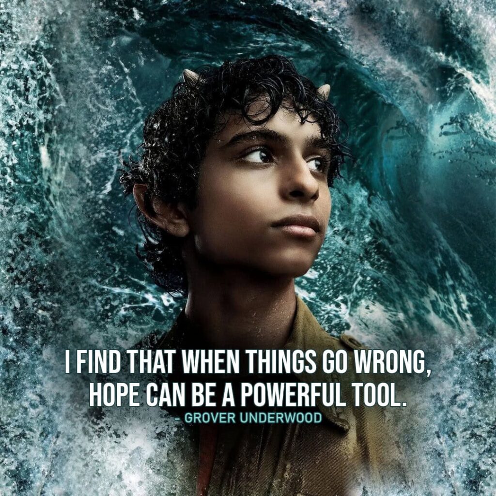 "I find that when things go wrong, hope can be a powerful tool." - Grover